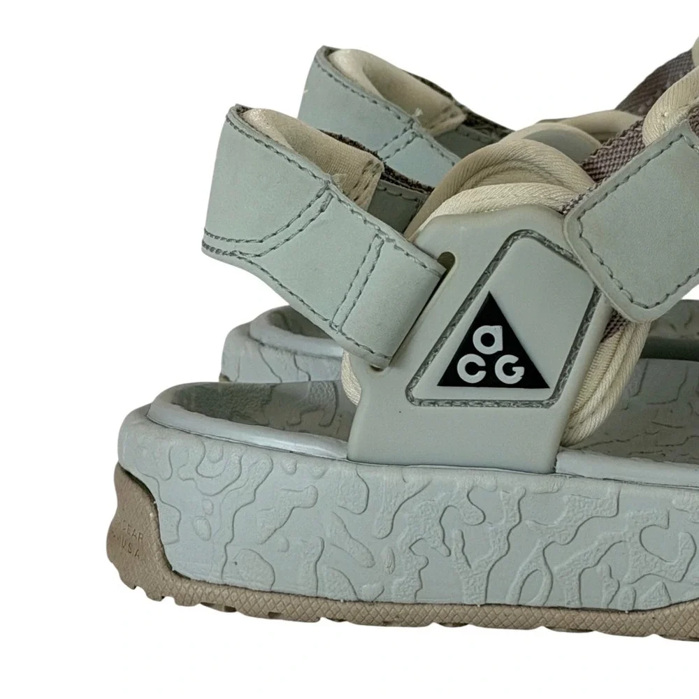 Nike ACG Air Deschutz Sandals Cream Black DC9093-200 Size Women's 8 Men's 6